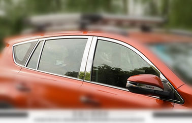 الصين طلاء نافذة السيارة من الفولاذ المقاوم للصدأ الملمع مناسبة لتويوتا راف4 2013 2014 المزود