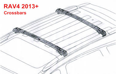 الصين OE Style Cross Bars لعام 2013 2016 Toyota RAV4 Roof Luggage Rack Rails المزود