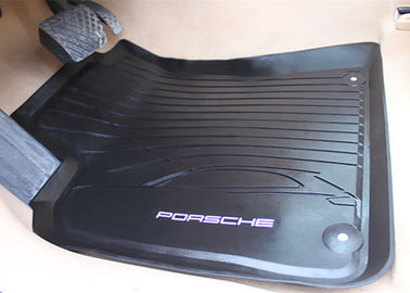 الصين أسود pvc سيارة قطع الغيار الأمامي والخلفي ذاتيّ أرضية حصير ل Porsche Macan 2014 قدم حصير المزود