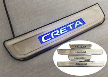 سعر جيد أطباق عتبة الأبواب الجانبية ذات الضوء الأزرق المضغوط للسيارة Hyundai IX25 CRETA 2014 2015 الانترنت