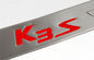 شعار أحمر خارجية خلفية مضاءة لوحات عتبة الباب لـ KIA K3S 2013 2014 المزود