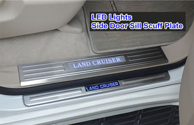 سعر جيد تويوتا لاند كروزر FJ200 2008 -2014 LED ضوء علبة الفولاذ المقاوم للصدأ عتبة الباب الجانبي الانترنت
